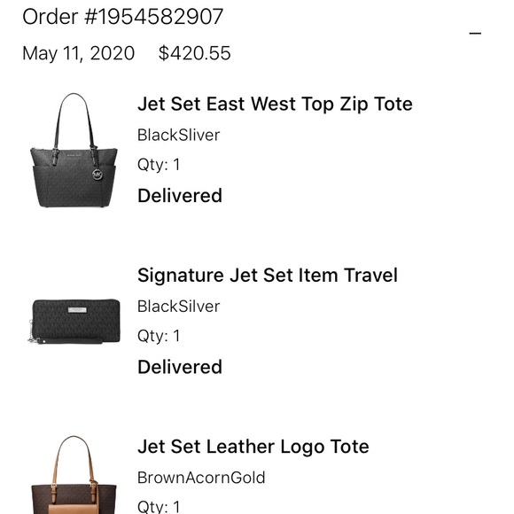 New Michael Kors purse and gently used wallet - Picture 12 of 12